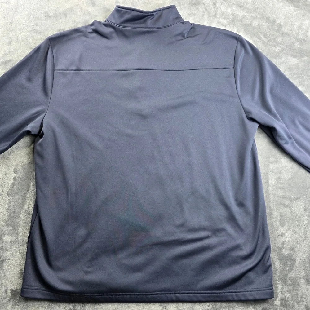 Callaway Quarter Zip Pullover Mens XXL Gray Fleece Lined Performance Golf Top‎